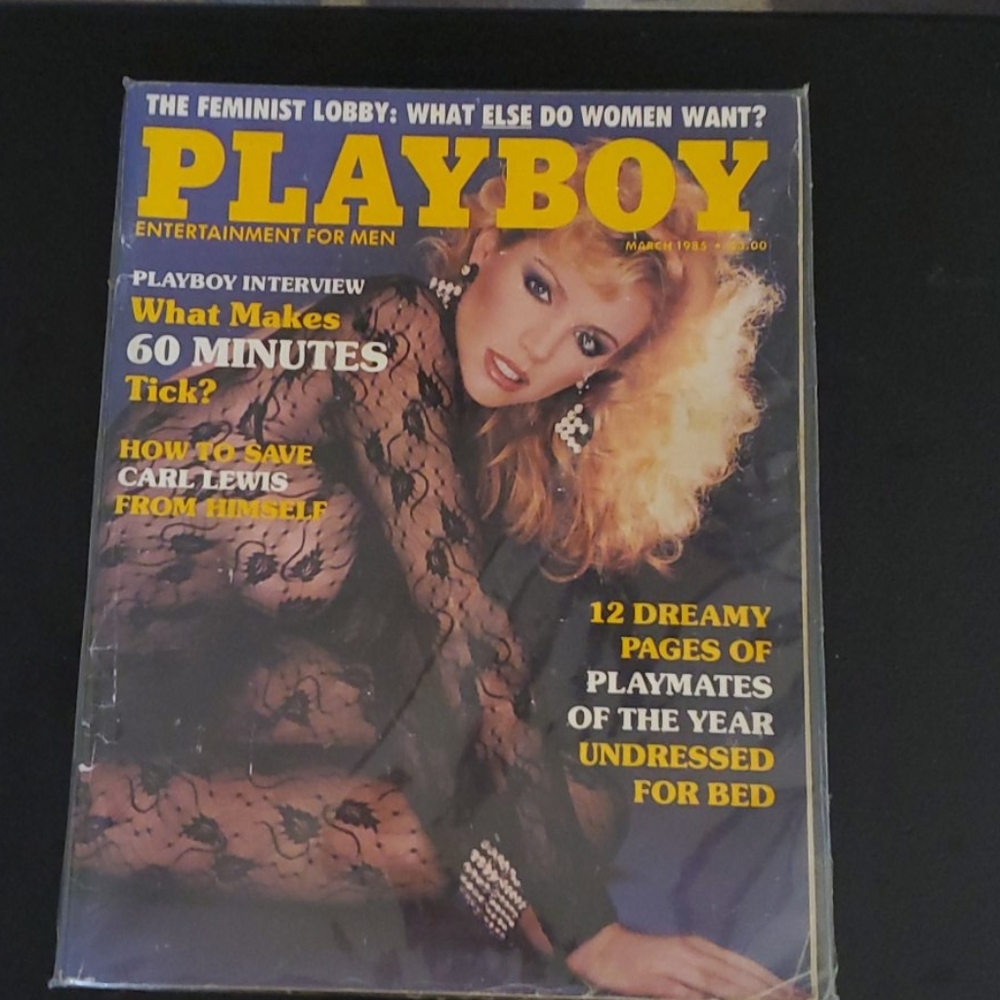 Playboy magazine  march 1985. With dust cover